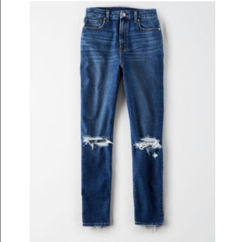 Stretch Mom Jeans (LONG)